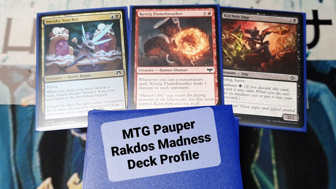 MTG Pauper Rakdos Madness Deck Profile 