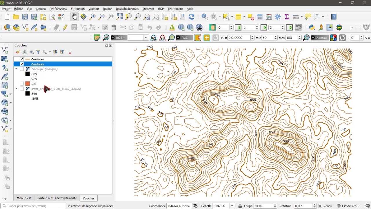 Module 8: Carte topographique
