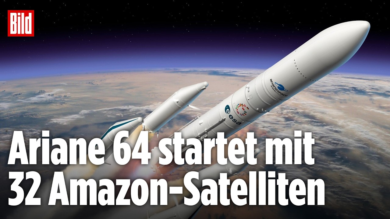 🔴 LIVE: Start der Ariane 64. Hier hebt Deutschlands Raketen-Hoffnung ab | BILD-LIVE