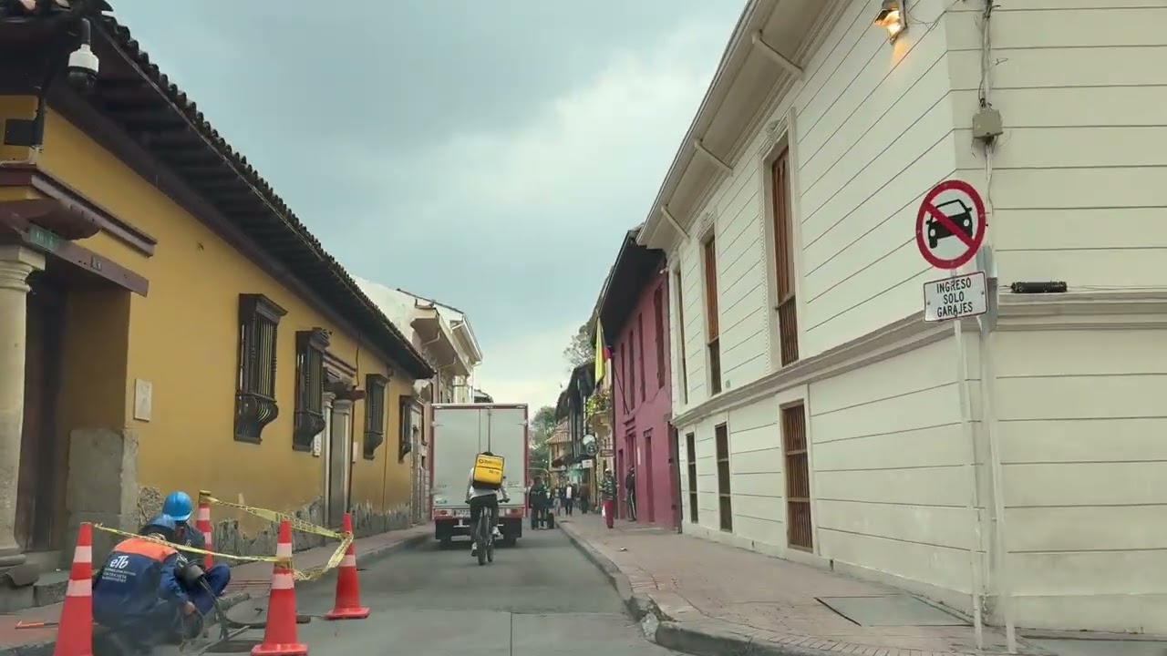 La Candelaria historic of Bogotá/拉坎德拉里亚, 波哥大 哥伦比亚/La Candelaria, Bogota, Kolumbia