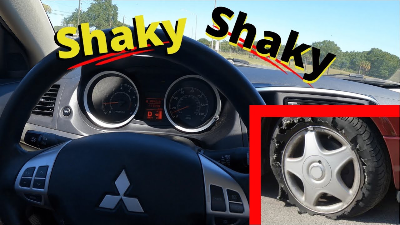 Violent Vibrations! Dangerous! Mitsubishi Lancer