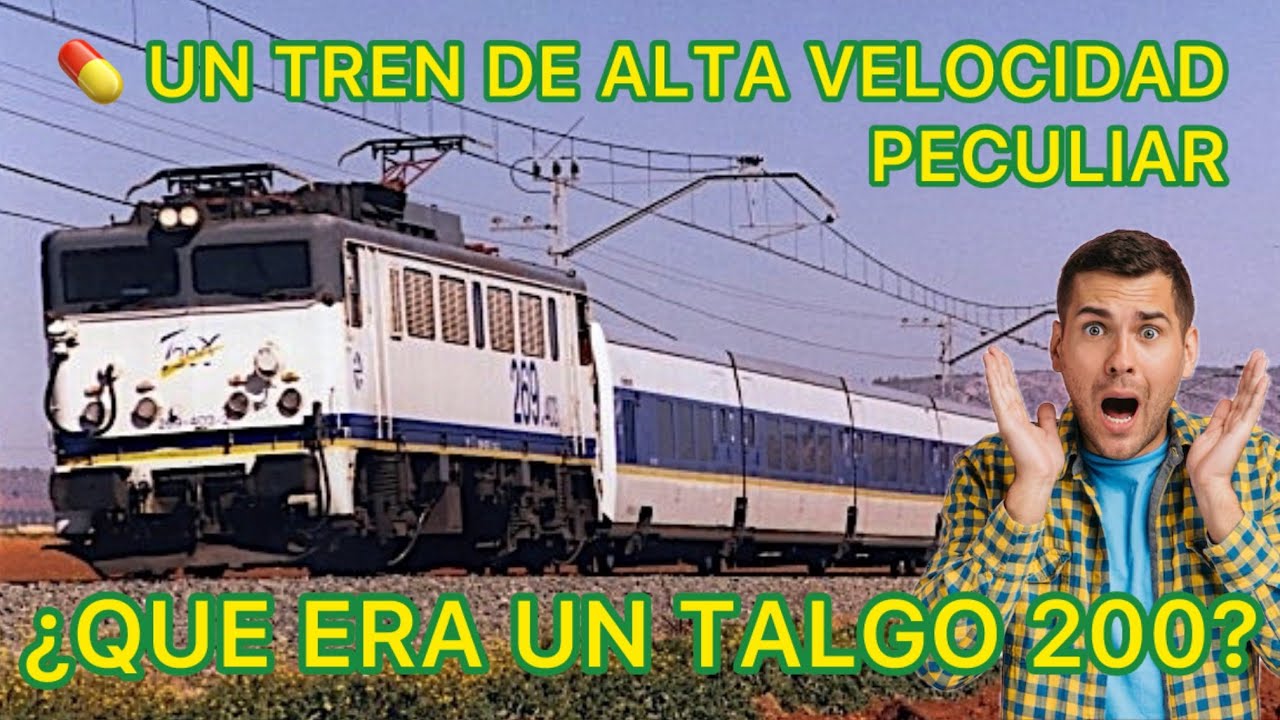 💊 Los TRENES Talgo 200 de Renfe la ALTA VELOCIDAD peculiar FERROCARRIL de España ¡IMPRESIONANTE1
