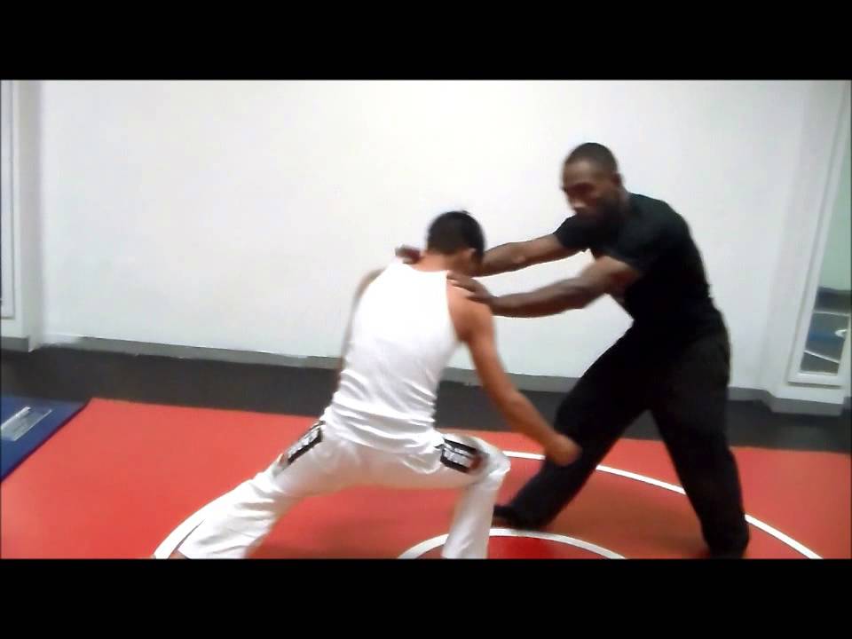 how to defend against a tackle? Lets keep it on our feet.