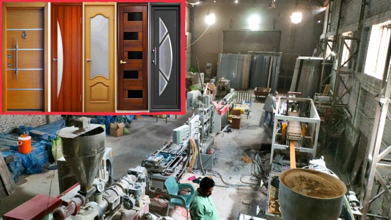 Bathroom pvc door manufacturing process