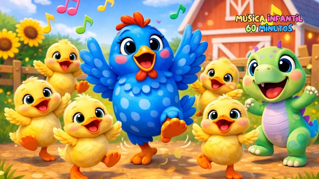 Dança da Galinha Pintadinha, Cinco Patinhos e Canção do Dinossauro | 1 Hora de Músicas Infantil