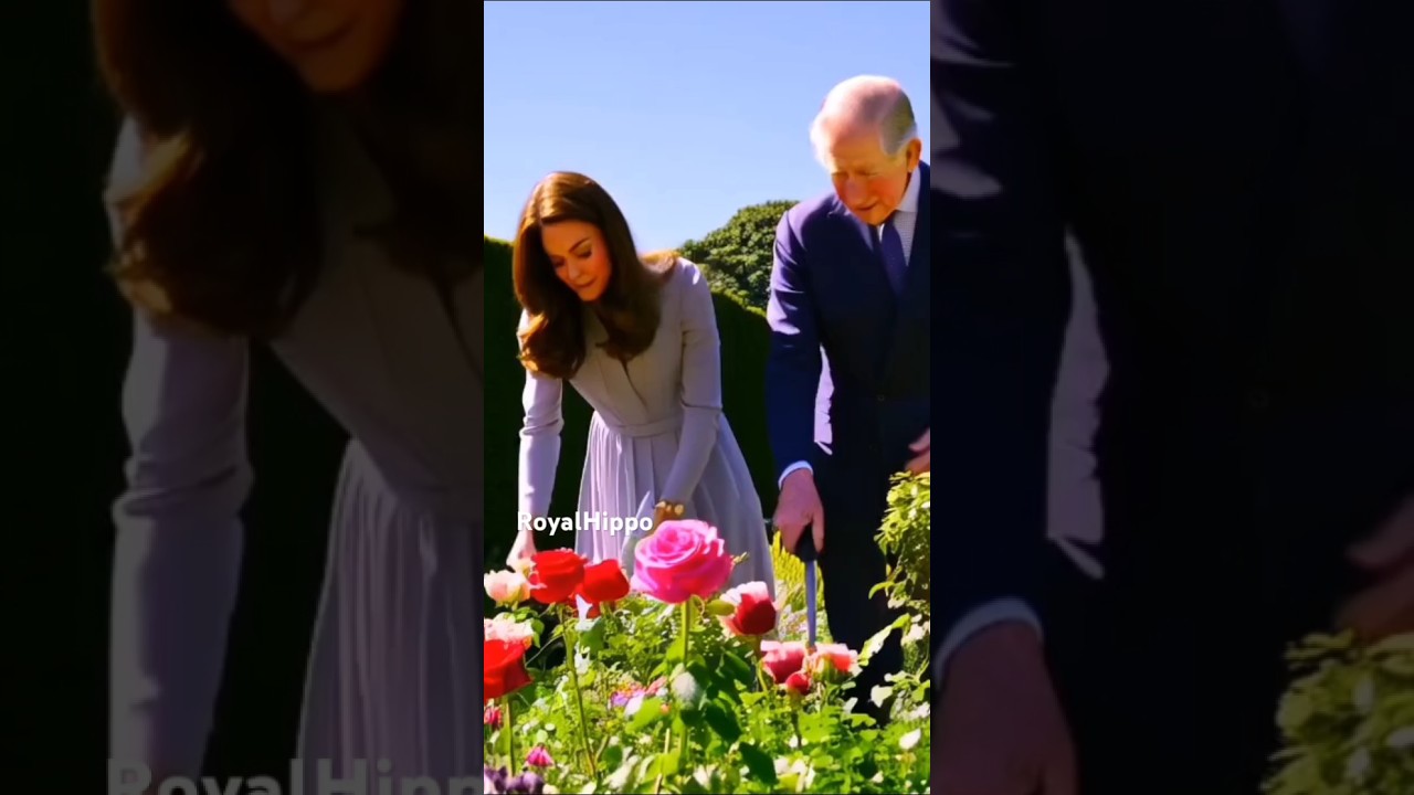 Princess Catherine and king Charles gardening #gardening #katemiddleton #gardening #garden #king