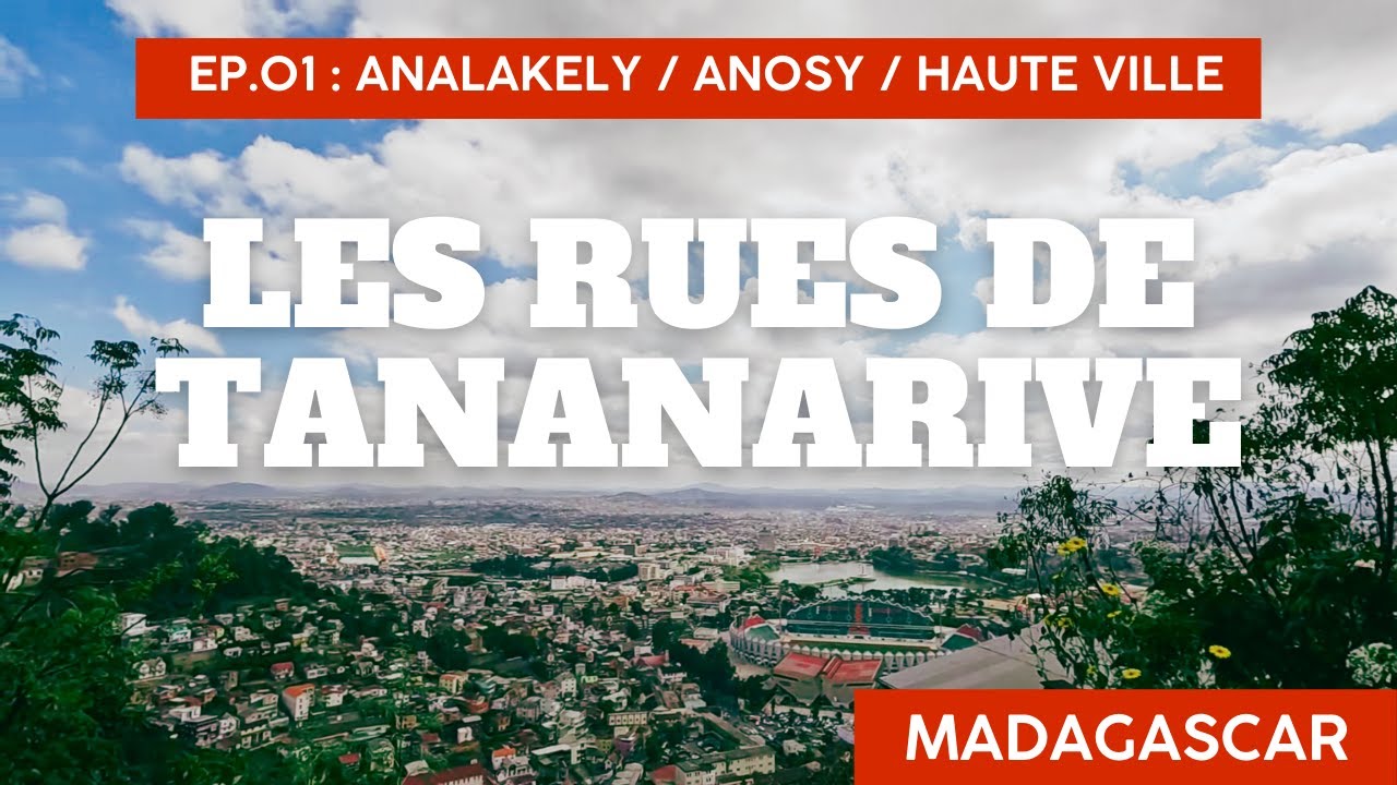 Quartiers d'Antananarivo - E01 - Les rues de Tana à moto, Madagascar 🇲🇬 Analakely - Anosy - Rova
