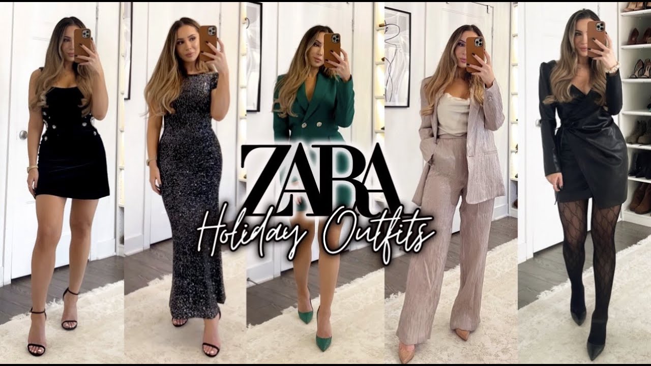 ПРАЗДНИЧНЫЕ НАРОДЫ ZARA! ИДЕИ ДЛЯ НГ-НОГОВЫХ НАРОДОВ | ПЛАТЬЯ И КОМПЛЕКТЫ