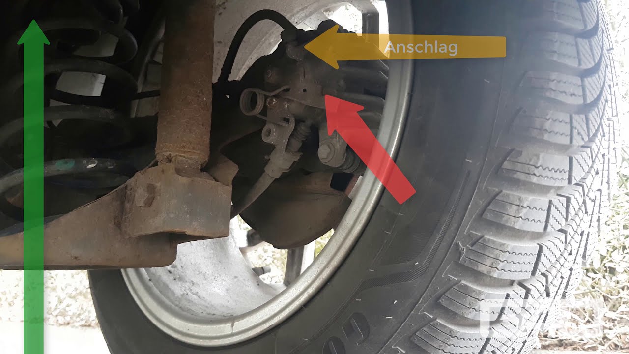 🇩🇪 VW Golf IV Handbremse lösen, wenn diese eingefroren oder fest ist