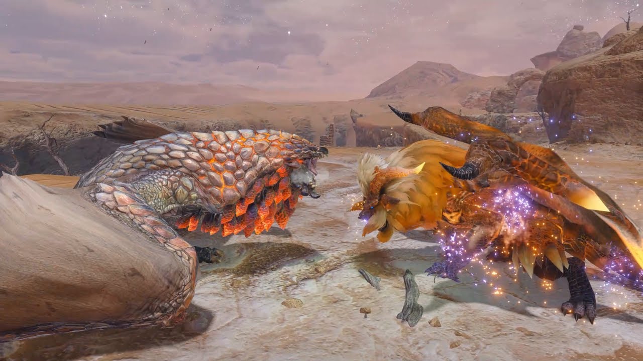 MH Rise Sunbreak - Risen Teostra Mounted Punisher Attack