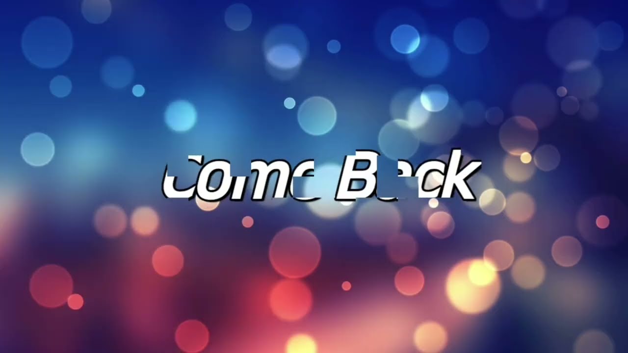 søhu səngupta - Come Back (Official Lyrical Video)
