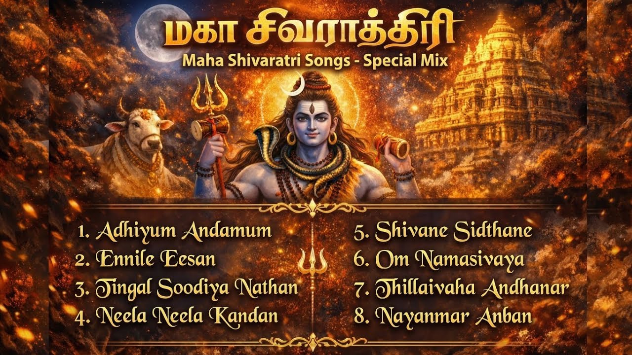 🔥மகா சிவராத்திரி சிறப்பு பாடல்கள் |Shiva Devotional Song Mix |