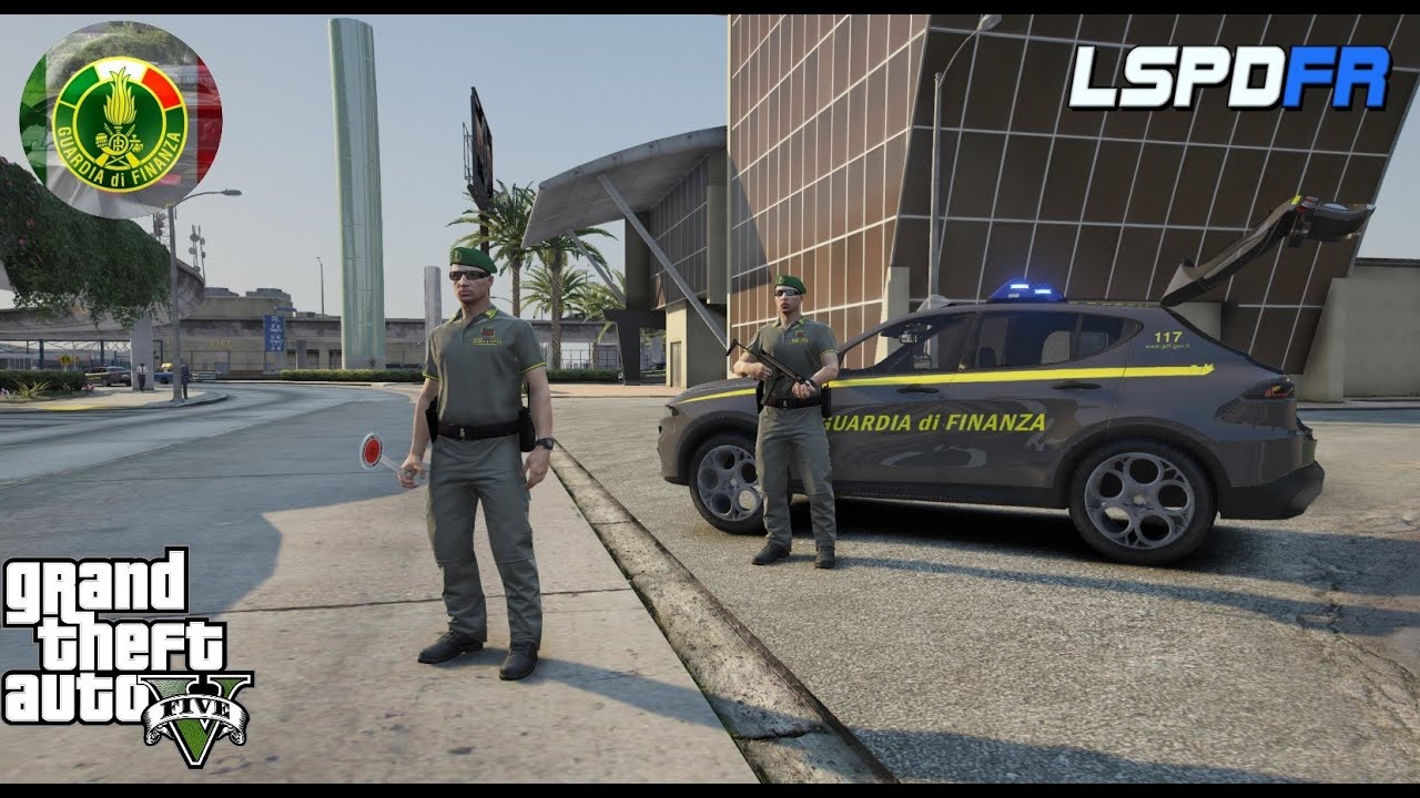 GTA V LSPDFR ITA GUARDIA DI FINANZA (ALFA ROMEO TONALE)
