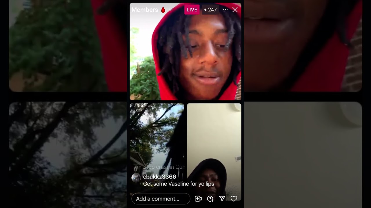 STLOUIS RAPPER MO P on IG Live Playing His Block *ShootOut happens* #stl #rapper #savage