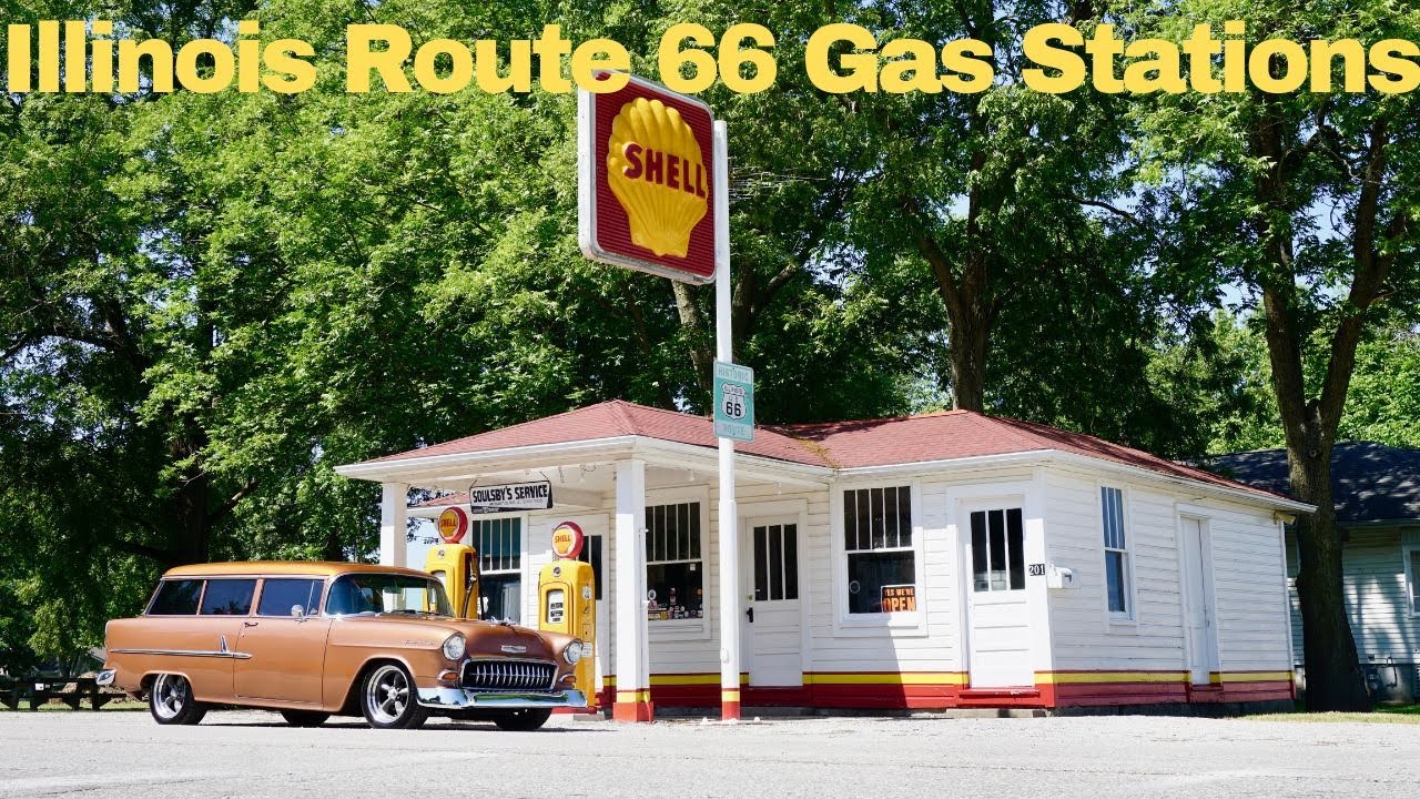 Route 66 Gas Stations in Illinois