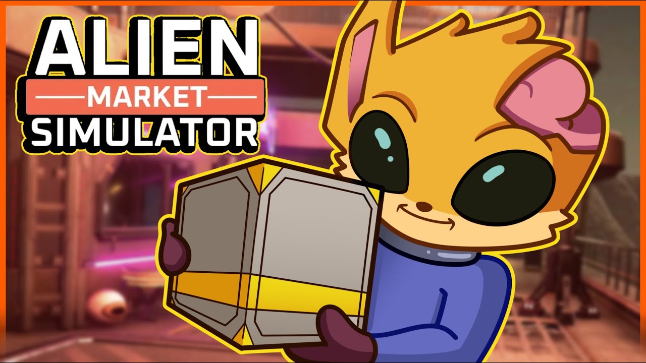 I OPENED A SUPER MARKET IN SPACE!!!  [ALIEN MARKET SIKMULATOR]
