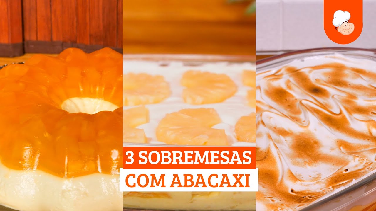 3 sobremesas com abacaxi — Receitas TudoGostoso