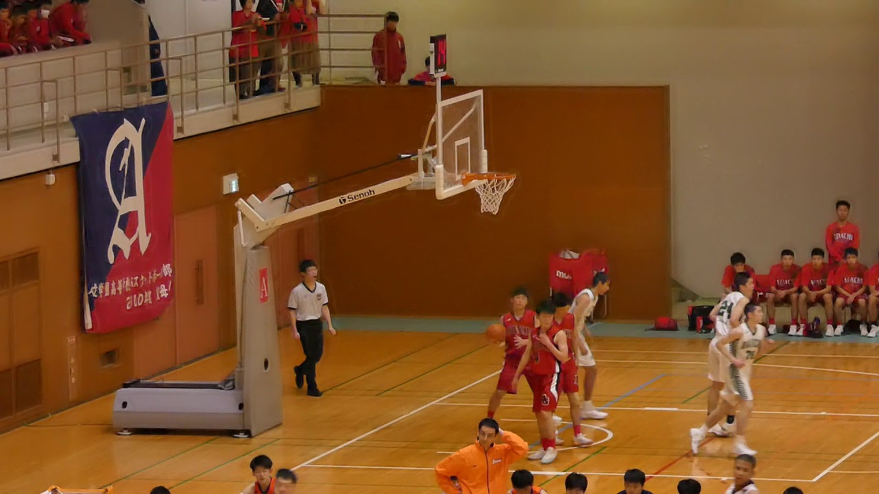 2Q 福岡第一 - 足立学園 2019年3月27日(水)KAZU CUP 2019[予選リーグ]高校バスケットボール