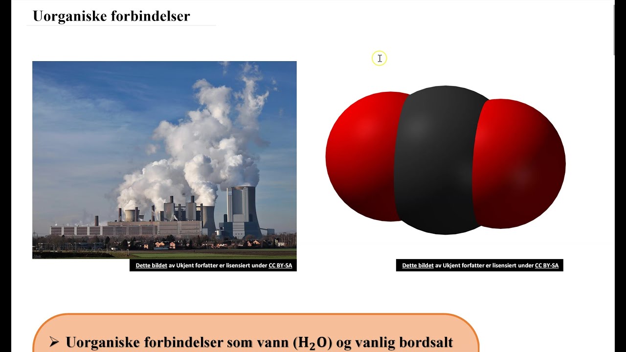 Uorganiske forbindelser
