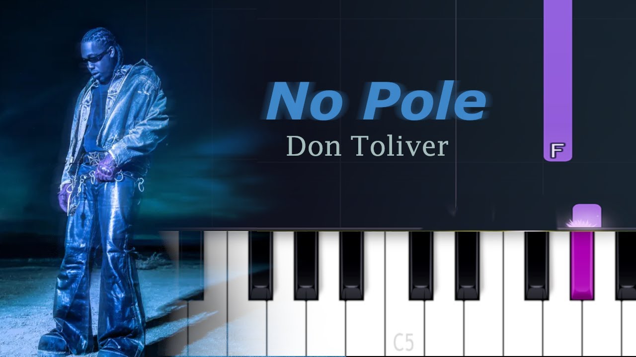 Don Toliver - No Pole (Piano Tutorial)