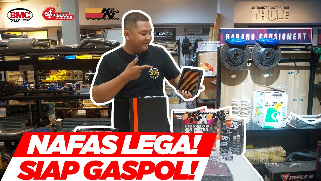 Mengenal 3 Brand Air Filter Ternama dunia| K&N Sprint Filter BMC Air filter | DBM ID
