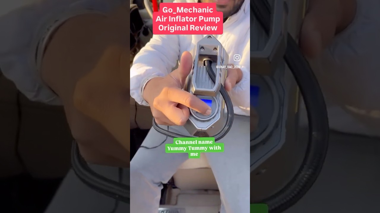 Go mechanic air inflator pump original review 