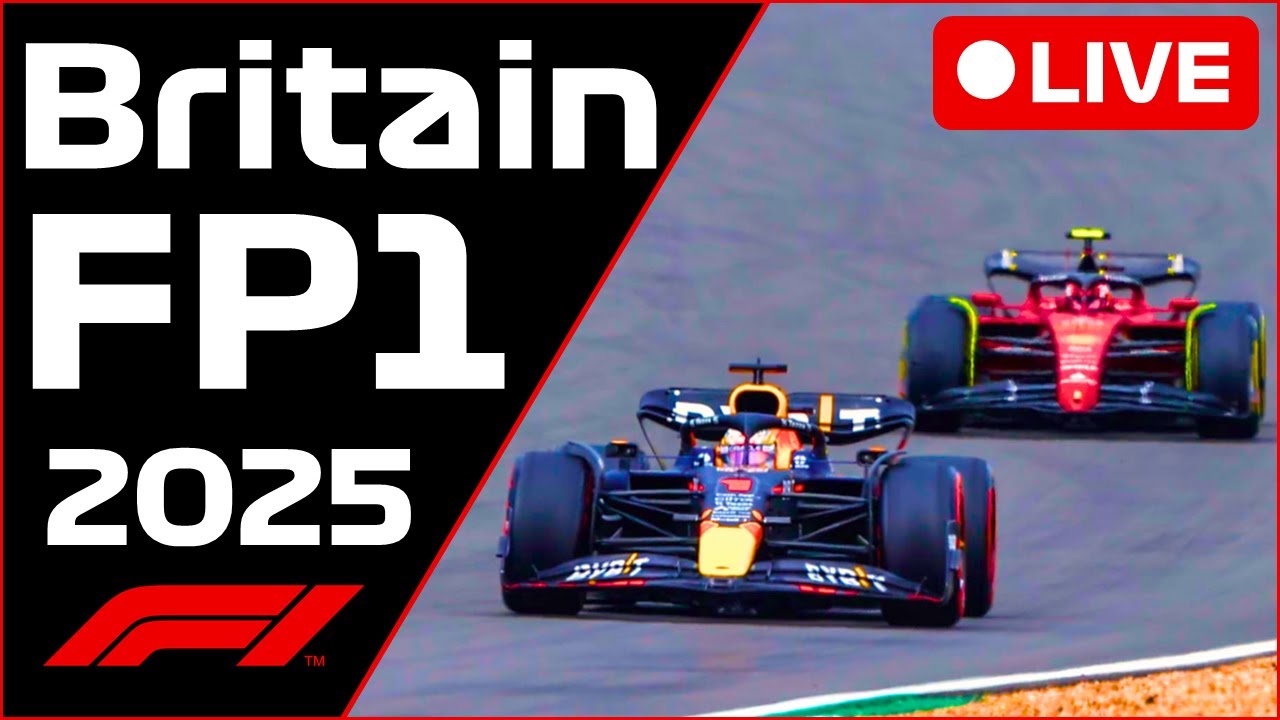 🔴F1 LIVE - British GP FP1 - Commentary + Live Timing
