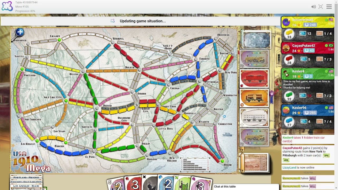 Ticket To Ride: A Risky Start