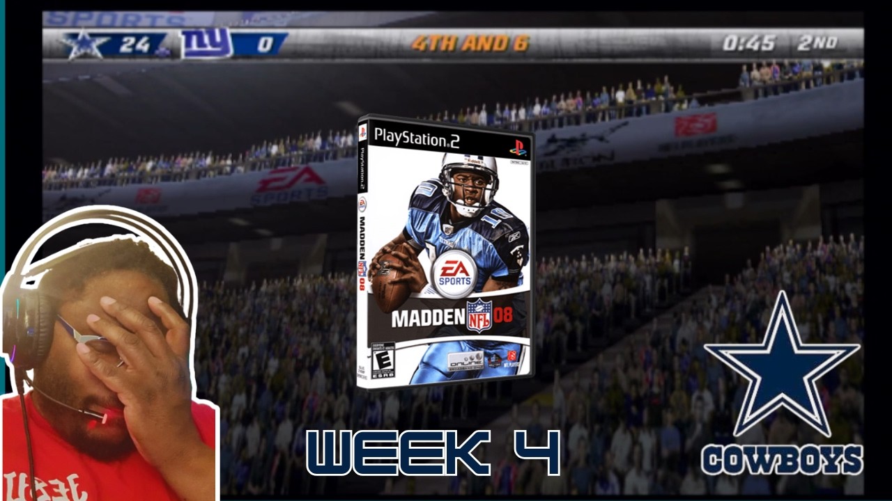 The Dallas Rematch From HELL!!! | DAL vs NYG| Week 4| Madden 08|