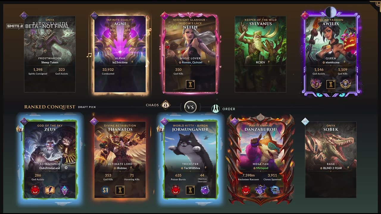 SMITE 2 Ranked Platnium Awilix Jungle