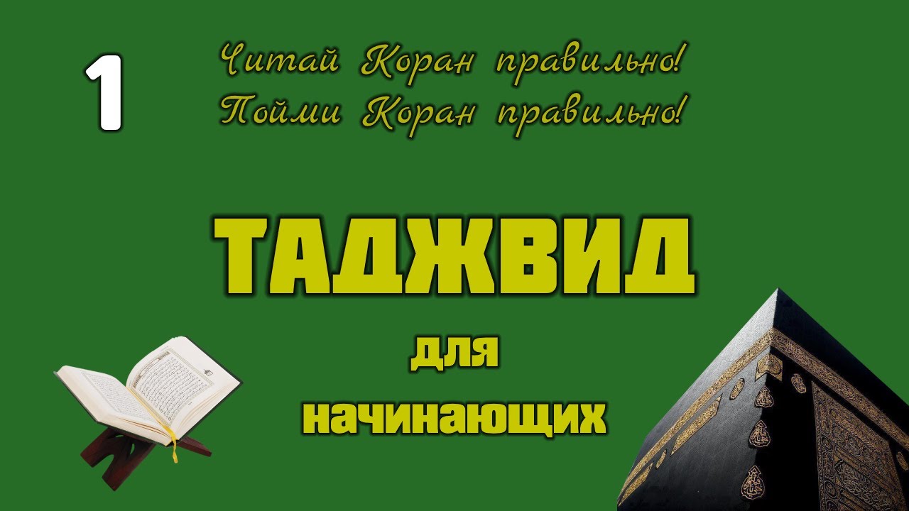 Таджвид для начинающих. Урок 1.
