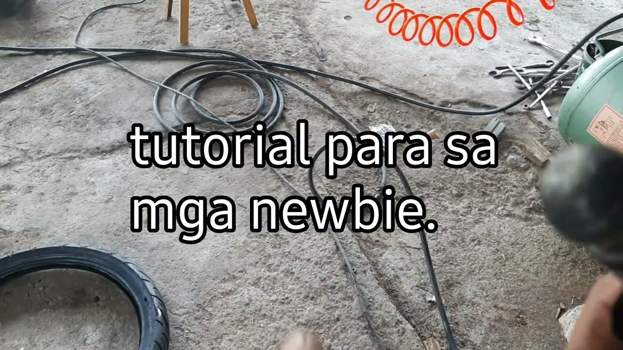 Newbie Tireman Tutorials in Vucanizing Shop @robinsonvili #vulcanizing