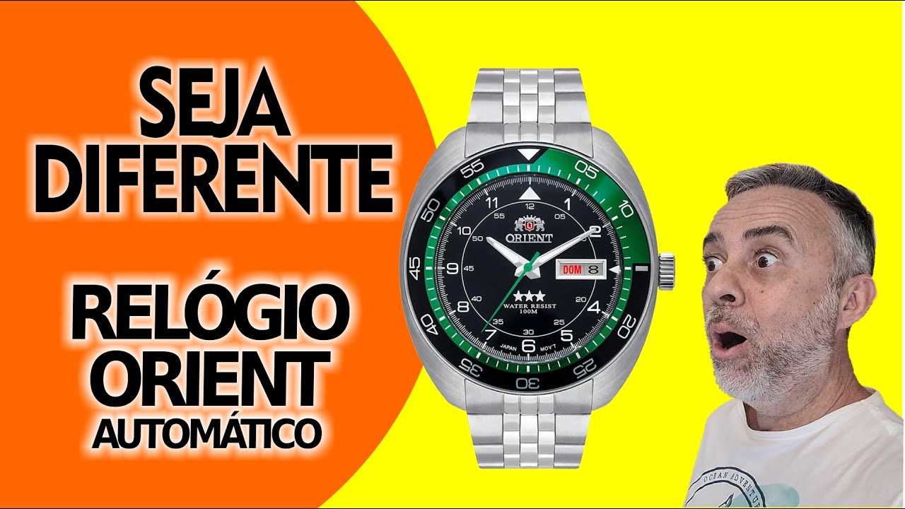 Relógio Orient Automático - Faz de você uma pessoa diferenciada