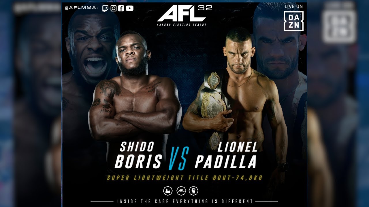 AFL 32 TORREJON | SHIDO BORIS MACHINE VS LIONEL PADILLA Combate profesional