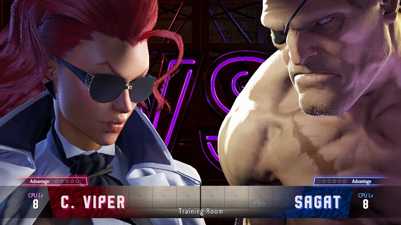 SEASON 3 C.Viper vs Sagat (CPU8 vs CPU8) series 1