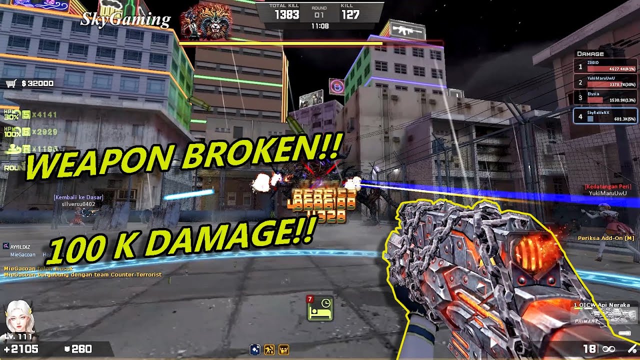 [CSN:S] Test Weapon OICW Hellfire di Zombie Scenario, One Hit Ke Boss! - Counter Strike Nexon Studio