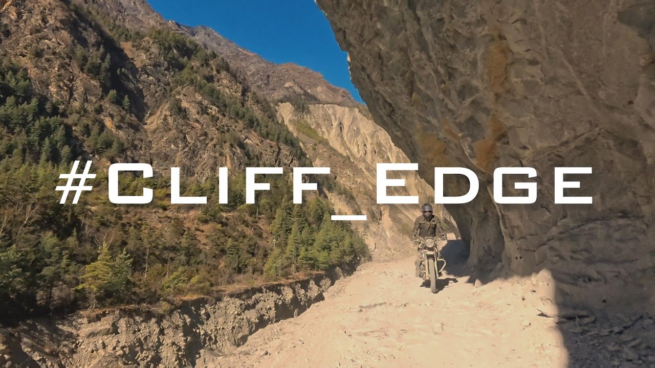 Cliff-Edge Motorbike Decent, to Tatopani in Nepal - Sauly Gone Scramblin'  [Episode #39]