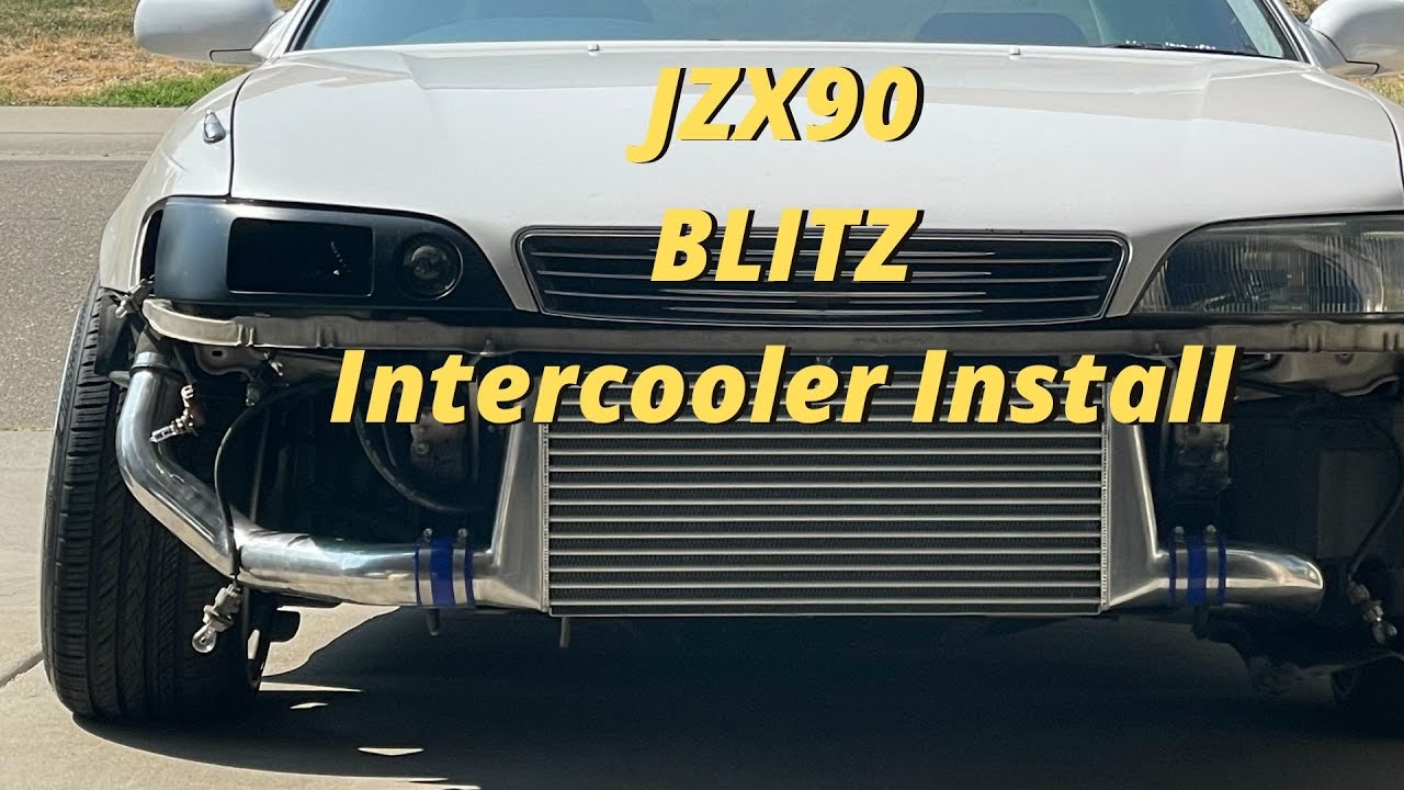 JZX90 Blitz Intercooler Install