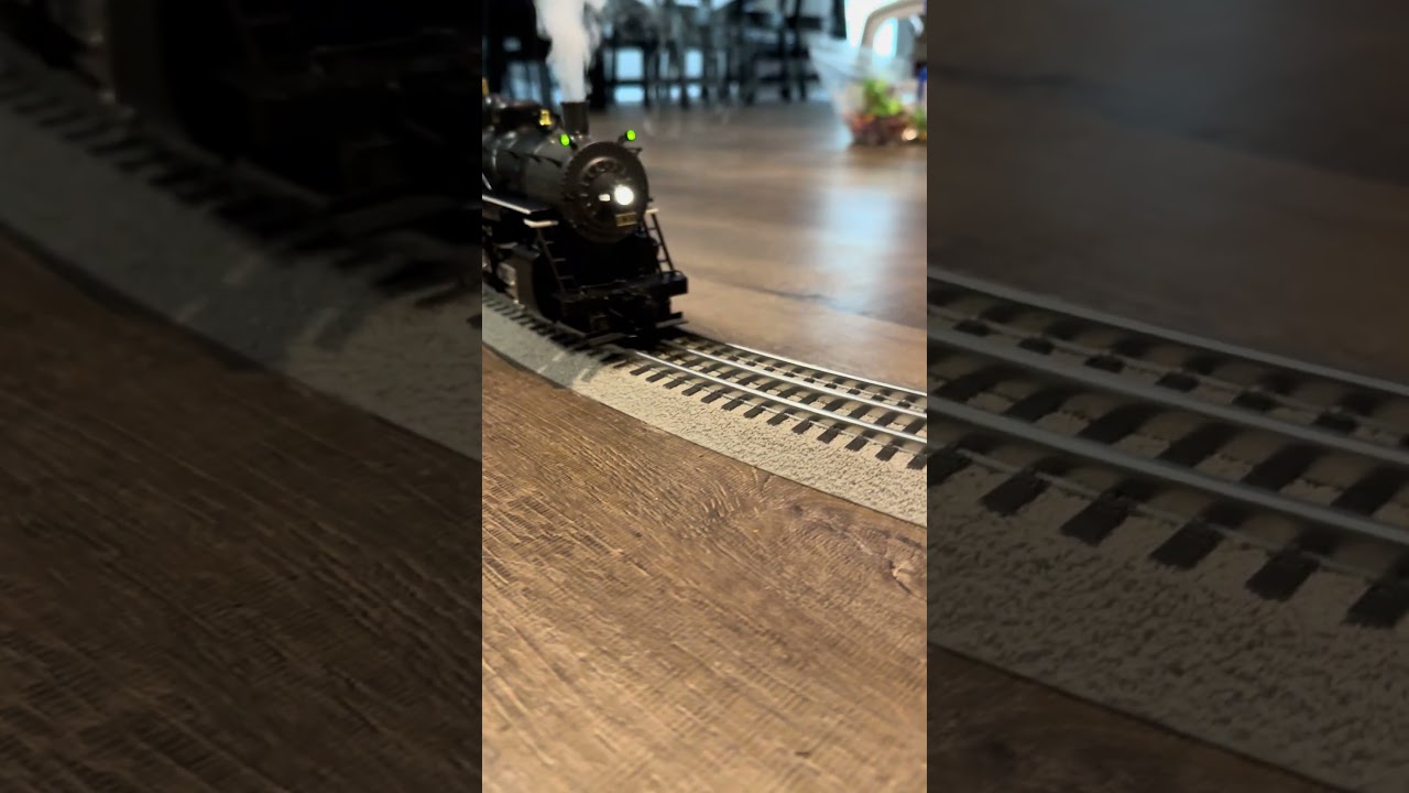 The new Atlas 2-8-0  Southern 630 on its break-in run.