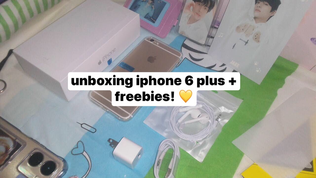 UNBOXING IPHONE 6 PLUS + FREEBIES (from shopee : 2023) | IT’S CORALREEF