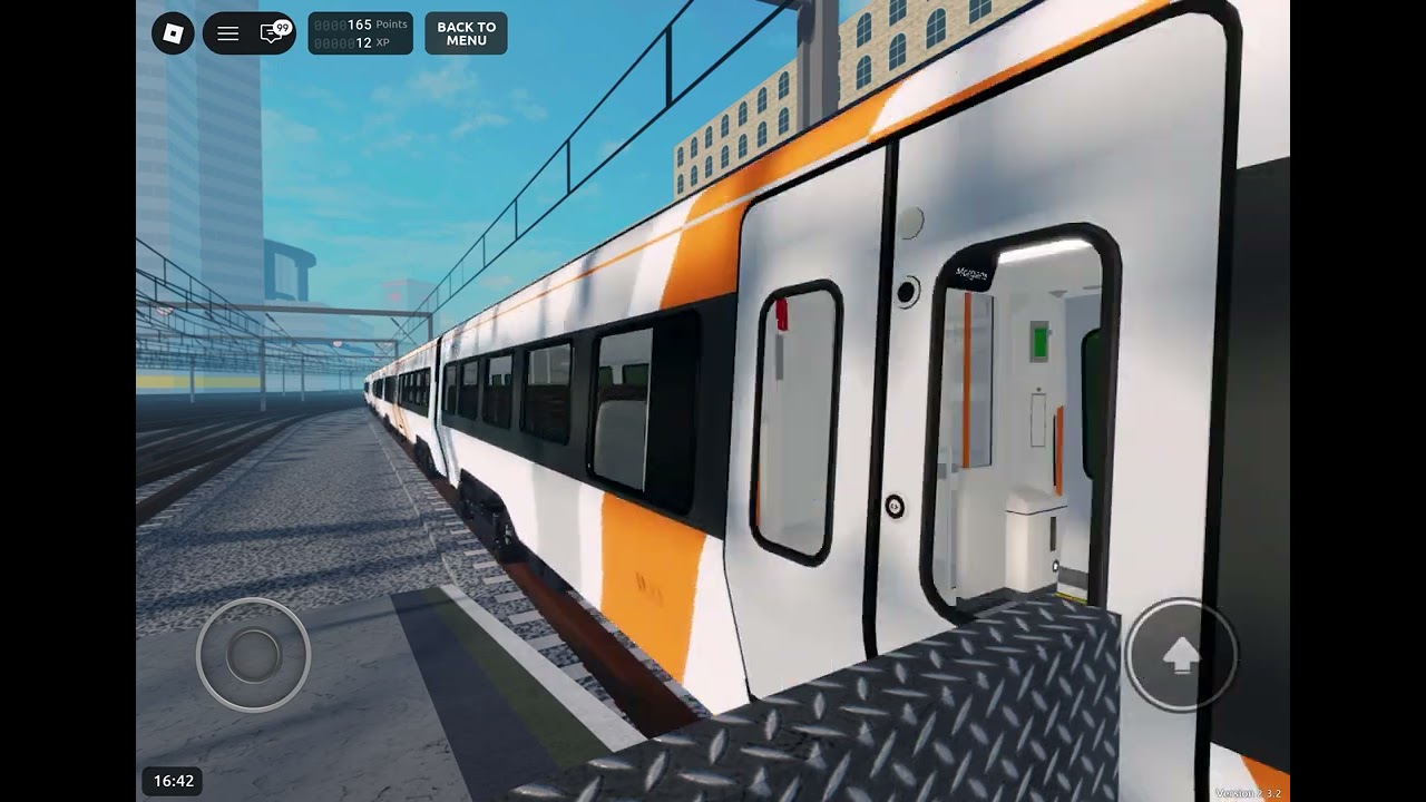 Class 745 train airlink departing in stepford central
