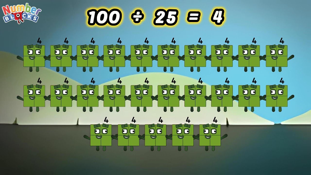 Numberblocks Learn Division | DIVIDE SMALL AND BIG NUMBERS | LEARN TO COUNT | @ColorArt_id