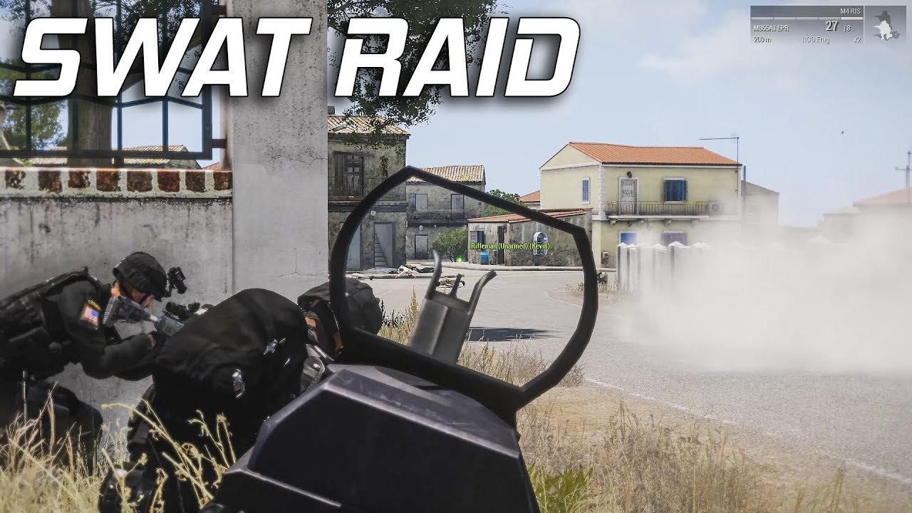 Arma 3 - Swat Team Raids Terrorist Ridden Town