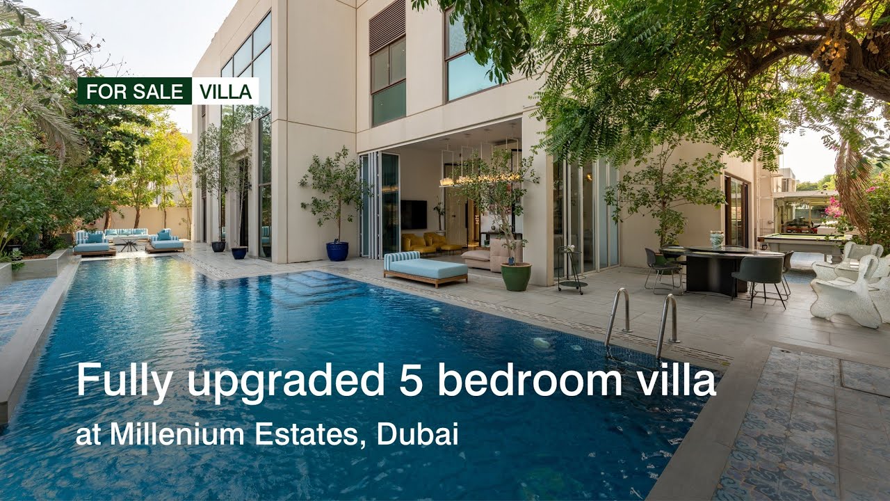 Полностью обновленная вилла с 5 спальнями в жилом комплексе Millenium Estates, Дубай | haus & haus