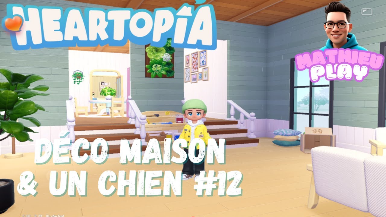 HEARTOPIA EPISODE 12  - DÉCO MAISON & UN NOUVEAU CHIEN 🤗🌸  LET’S PLAY FR
