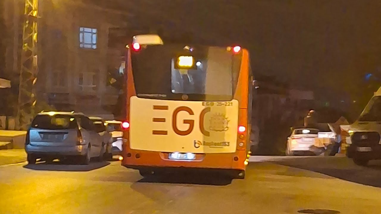 EGO Mercedes Conecto [25-221] İle akşam yolculuğu