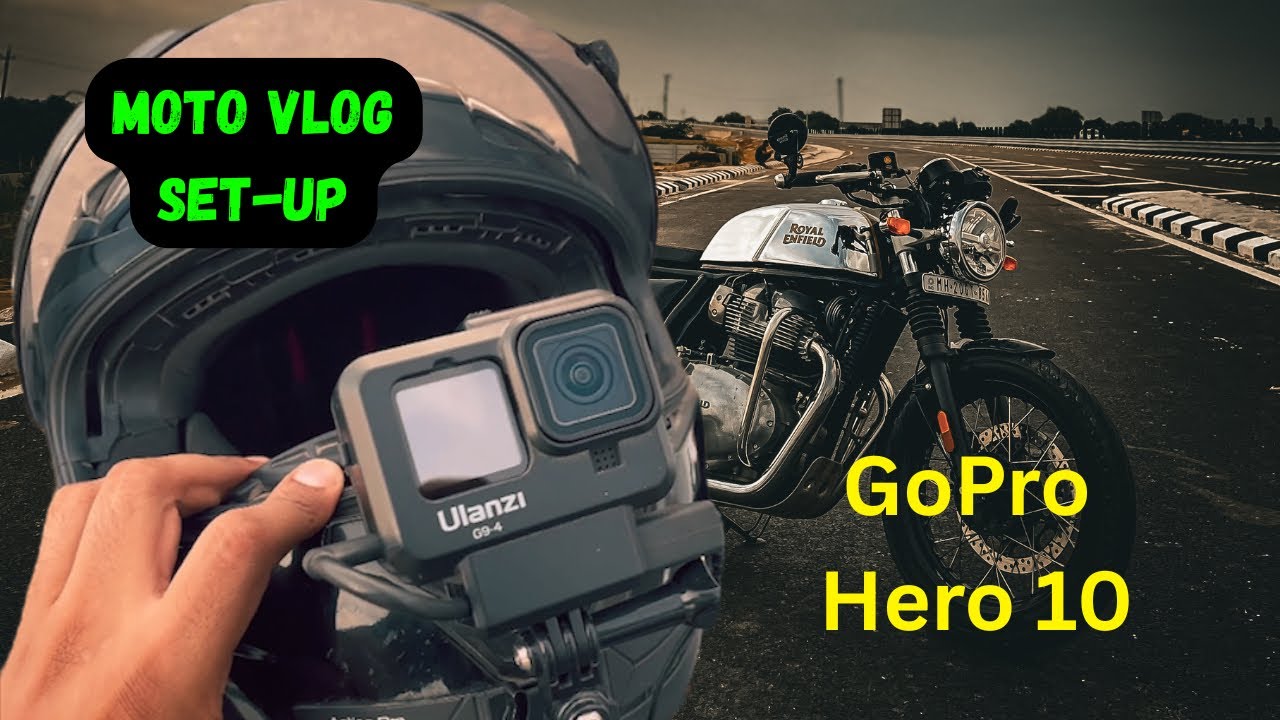 Ultimate GoPro Hero 10 Moto Vlog Setup🚀 | Royal Enfield GT 650 + Pro Audio