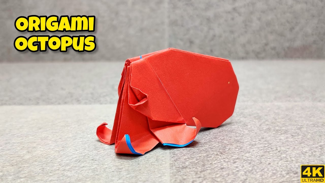 Origami Octopus | Origami tutorial | Paper craft