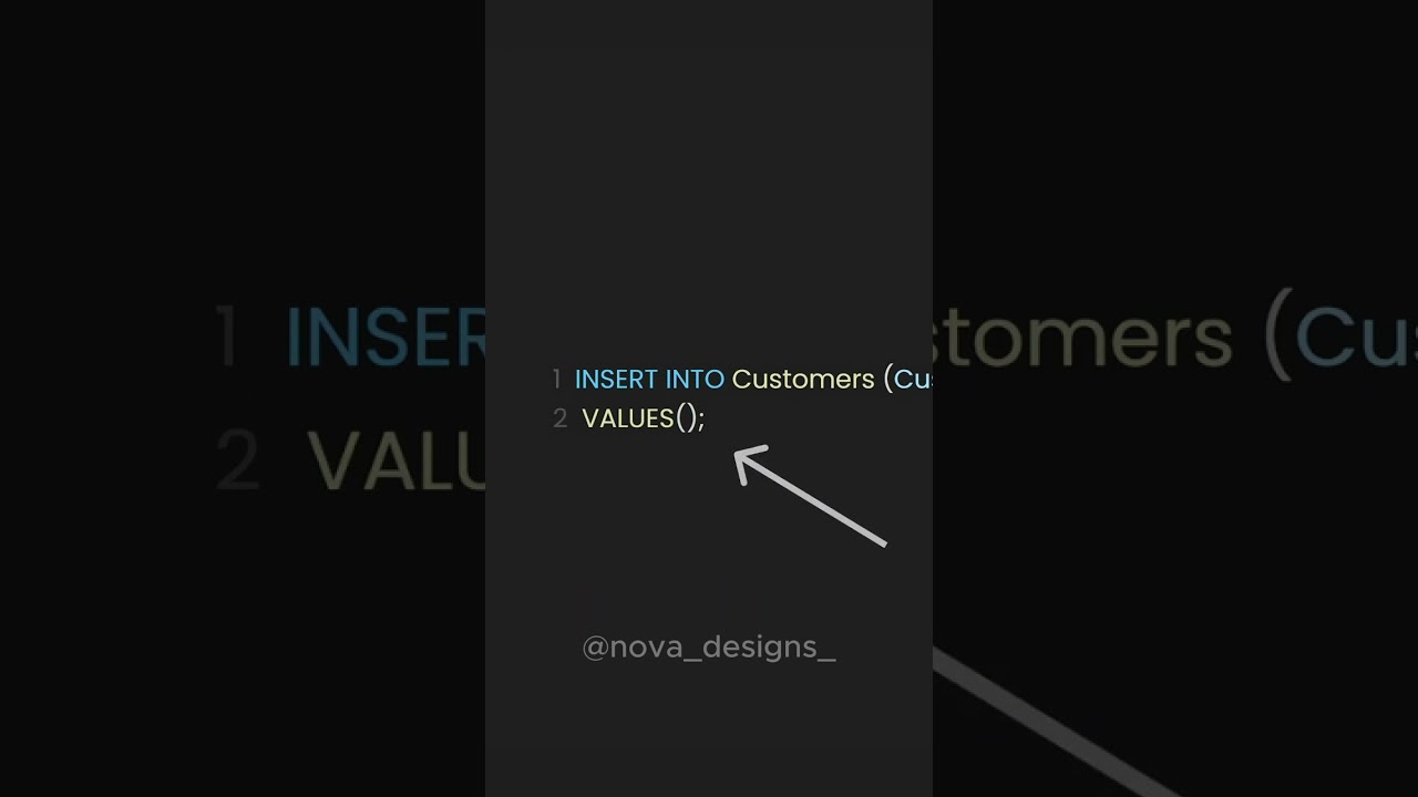How to INSERT in SQL? #sql #sqlforbeginners #sqlite