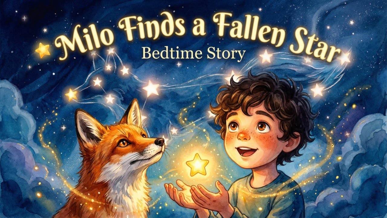 ⭐ Milo Finds a Fallen Star | Gentle Bedtime Tale About Letting Go